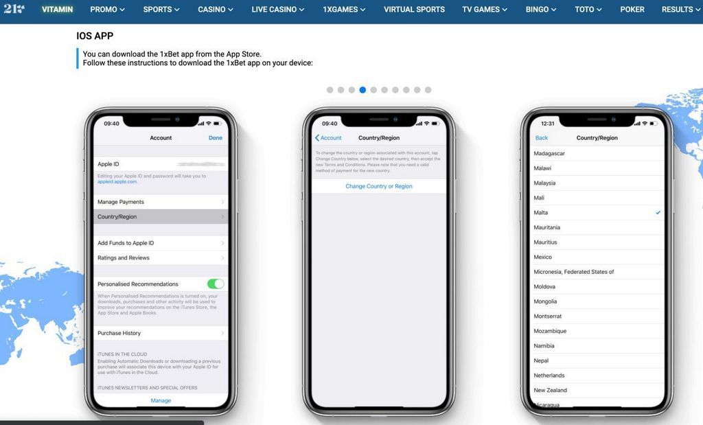 1XBet Application